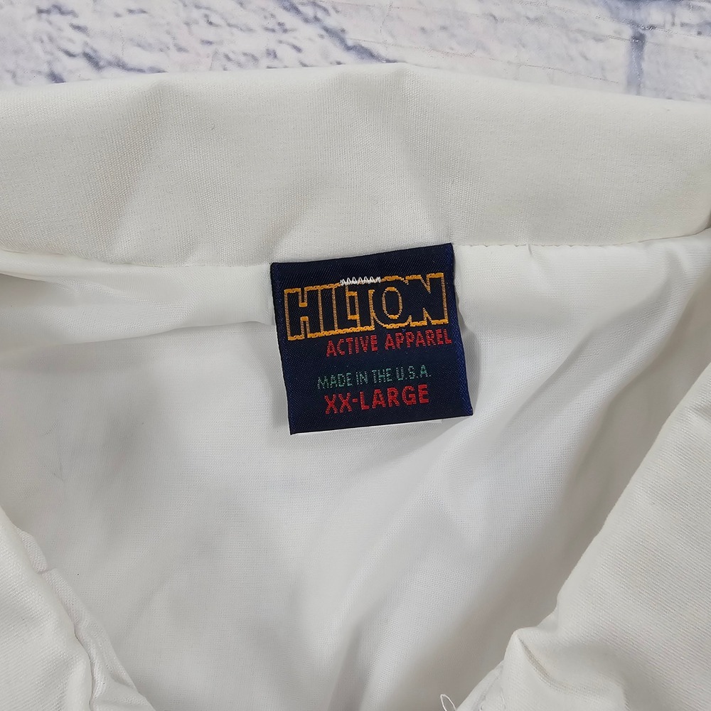Hilton Lexus Jacket MEN XXL White Vintage Bomber Dealership Embroidered Logo USA - Picture 8 of 14